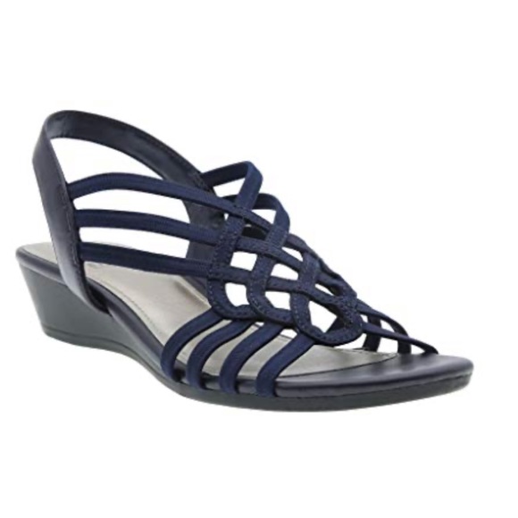 impo stretch sandals navy